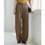 レディハンサムシリーズ ウールライクウエストタックセミワイドパンツ | ROPE' PICNIC | 詳細画像18