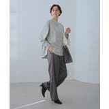 レディハンサムシリーズ ウールライクウエストタックセミワイドパンツ | ROPE' PICNIC | 詳細画像23