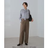 レディハンサムシリーズ ウールライクウエストタックセミワイドパンツ | ROPE' PICNIC | 詳細画像26