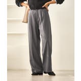 レディハンサムシリーズ ウールライクウエストタックセミワイドパンツ | ROPE' PICNIC | 詳細画像3