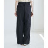 レディハンサムシリーズ ウールライクウエストタックセミワイドパンツ | ROPE' PICNIC | 詳細画像35