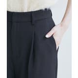 レディハンサムシリーズ ウールライクウエストタックセミワイドパンツ | ROPE' PICNIC | 詳細画像37