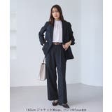 レディハンサムシリーズ ウールライクウエストタックセミワイドパンツ | ROPE' PICNIC | 詳細画像4