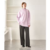 レディハンサムシリーズ ウールライクウエストタックセミワイドパンツ | ROPE' PICNIC | 詳細画像8