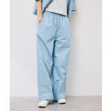 サックス(48) | 【Dickies】コットンダンプドロストリラックスパンツ | ROPE' PICNIC