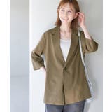 セットアップ対応/麻調シアージャケット | ROPE' PICNIC | 詳細画像14