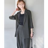 セットアップ対応/麻調シアージャケット | ROPE' PICNIC | 詳細画像4