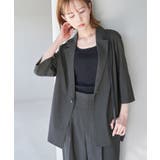 チャコール(06) | セットアップ対応/麻調シアージャケット | ROPE' PICNIC