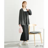 セットアップ対応/麻調シアーノーカラージャケット/接触冷感・UVカット | ROPE' PICNIC | 詳細画像16