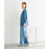 セットアップ対応/麻調シアーノーカラージャケット/接触冷感・UVカット | ROPE' PICNIC | 詳細画像25