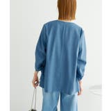 セットアップ対応/麻調シアーノーカラージャケット/接触冷感・UVカット | ROPE' PICNIC | 詳細画像28