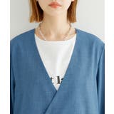 セットアップ対応/麻調シアーノーカラージャケット/接触冷感・UVカット | ROPE' PICNIC | 詳細画像32