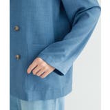 セットアップ対応/麻調シアーノーカラージャケット/接触冷感・UVカット | ROPE' PICNIC | 詳細画像36