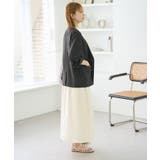 セットアップ対応/麻調シアーノーカラージャケット/接触冷感・UVカット | ROPE' PICNIC | 詳細画像6