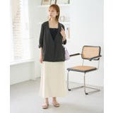 セットアップ対応/麻調シアーノーカラージャケット/接触冷感・UVカット | ROPE' PICNIC | 詳細画像7