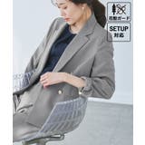 チャコール(06) | クリアツイル金ボタンジャケット セレモニー 通勤対応 | ROPE' PICNIC