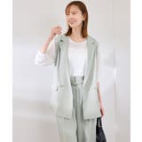 カナパスリーブレスジャケット セットアップ対応 | ROPE' PICNIC | 詳細画像10