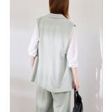 カナパスリーブレスジャケット セットアップ対応 | ROPE' PICNIC | 詳細画像11