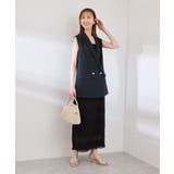 カナパスリーブレスジャケット セットアップ対応 | ROPE' PICNIC | 詳細画像12