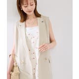 カナパスリーブレスジャケット セットアップ対応 | ROPE' PICNIC | 詳細画像5