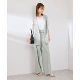 カナパスリーブレスジャケット セットアップ対応 | ROPE' PICNIC | 詳細画像7