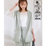 グリーン系(35) | カナパスリーブレスジャケット セットアップ対応 | ROPE' PICNIC