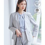 グレーサブ(09) | ノーラペルジャケット 通勤 セットアップ対応 | ROPE' PICNIC