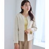 【WEB限定カラー】ツイードフレアジャケット/セレモニー対応・リンクコーデ | ROPE' PICNIC | 詳細画像18 