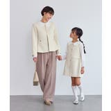 【WEB限定カラー】ツイードフレアジャケット/セレモニー対応・リンクコーデ | ROPE' PICNIC | 詳細画像28 