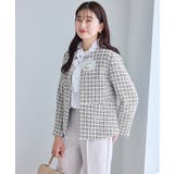 【WEB限定カラー】ツイードフレアジャケット/セレモニー対応・リンクコーデ | ROPE' PICNIC | 詳細画像6 