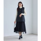 【WEB限定カラー】ツイード金ボタンジレベスト/セレモニー対応・リンクコーデ | ROPE' PICNIC | 詳細画像18 