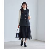 【WEB限定カラー】ツイード金ボタンジレベスト/セレモニー対応・リンクコーデ | ROPE' PICNIC | 詳細画像19 