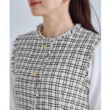 【WEB限定カラー】ツイード金ボタンジレベスト/セレモニー対応・リンクコーデ | ROPE' PICNIC | 詳細画像25 