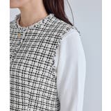 【WEB限定カラー】ツイード金ボタンジレベスト/セレモニー対応・リンクコーデ | ROPE' PICNIC | 詳細画像26 