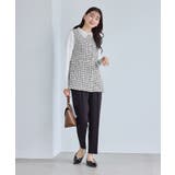 【WEB限定カラー】ツイード金ボタンジレベスト/セレモニー対応・リンクコーデ | ROPE' PICNIC | 詳細画像3 