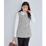 【WEB限定カラー】ツイード金ボタンジレベスト/セレモニー対応・リンクコーデ | ROPE' PICNIC | 詳細画像5 