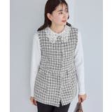 【WEB限定カラー】ツイード金ボタンジレベスト/セレモニー対応・リンクコーデ | ROPE' PICNIC | 詳細画像6 