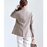 【低身長 小柄さんサイズ】クリアツイル金ボタンジャケット セレモニー | ROPE' PICNIC | 詳細画像14 