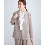 【低身長 小柄さんサイズ】クリアツイル金ボタンジャケット セレモニー | ROPE' PICNIC | 詳細画像6 