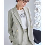 グリーンサブ(35) | カナパ 金ボタンジャケット/セットアップ対応・UV・抗菌防臭・接触冷感 | ROPE' PICNIC