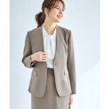 ベージュ系(28) | 360°ウルトラストレッチ ノーカラージャケット UVカット | ROPE' PICNIC