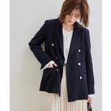 ネイビー(40) | 金釦ダブルジャケット | ROPE' PICNIC