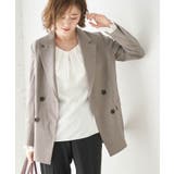 ベージュ系(28) | 【セットアップ対応】テーラードダブルジャケット | ROPE' PICNIC