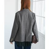 レディハンサムシリーズ ウールライク金ボタンジャケット(半裏地) セットアップ | ROPE' PICNIC | 詳細画像14 