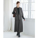 レディハンサムシリーズ ウールライク金ボタンジャケット(半裏地) セットアップ | ROPE' PICNIC | 詳細画像15 