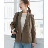 レディハンサムシリーズ ウールライク金ボタンジャケット(半裏地) セットアップ | ROPE' PICNIC | 詳細画像18 