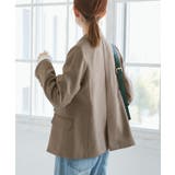 レディハンサムシリーズ ウールライク金ボタンジャケット(半裏地) セットアップ | ROPE' PICNIC | 詳細画像19 