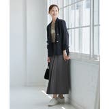 レディハンサムシリーズ ウールライク金ボタンジャケット(半裏地) セットアップ | ROPE' PICNIC | 詳細画像25 