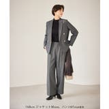 レディハンサムシリーズ ウールライク金ボタンジャケット(半裏地) セットアップ | ROPE' PICNIC | 詳細画像4 