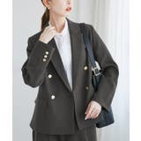 レディハンサムシリーズ ウールライク金ボタンジャケット(半裏地) セットアップ | ROPE' PICNIC | 詳細画像7 